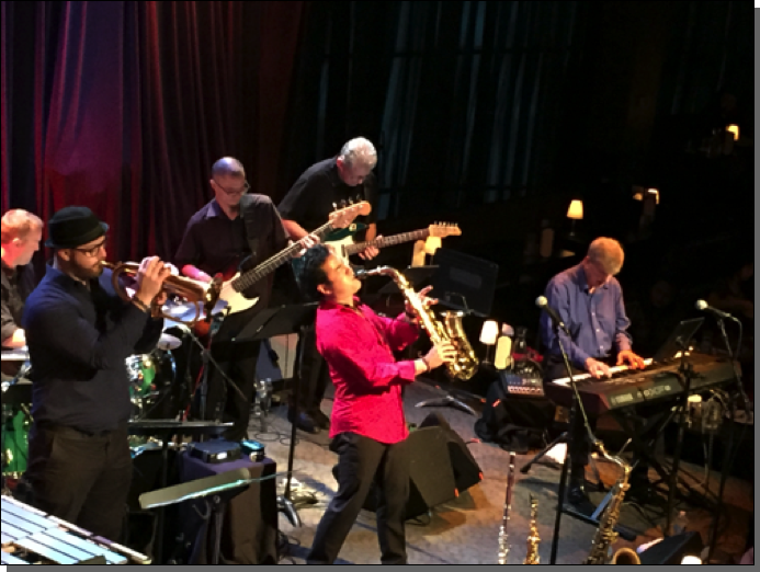 Jeff and his band at Jazz Alley
